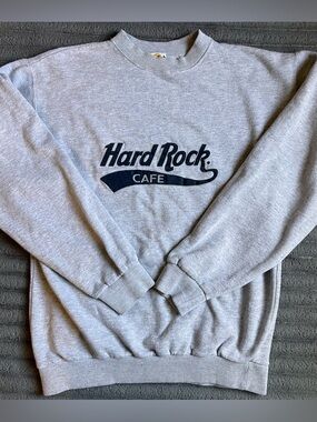 Hard Rock Cafe Berlin Gray Unisex Crewneck Sweatshirt